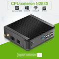 2016 new fanless mini pc computer Celeron dual core X30 N2830 1 83GHZ aluminum alloy pc