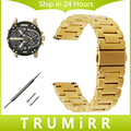 Stainless Steel Watch Band Quick Release Strap Tool for Diesel Men Women Wrist Belt Bracelet Black