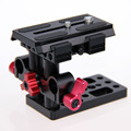CAMVATE Camera Mounting Plate Tripod Mounting Plate With 15mm LWS Rod Clamp Railblcok For DSLR Camera