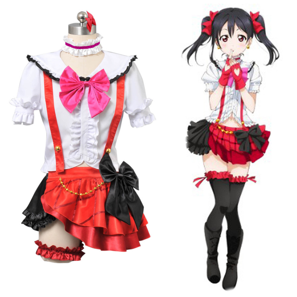 Japanese Anime Love Live School Idol Project Yazawa Nico Cosplay Costume Ou...