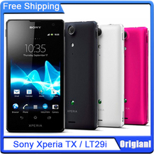 Sony Xperia LT29i Unlocked Original Sony Xperia TX Mobile Phone 13.0MP Android 4.0 OS Smartphone Refurbished Free Shipping