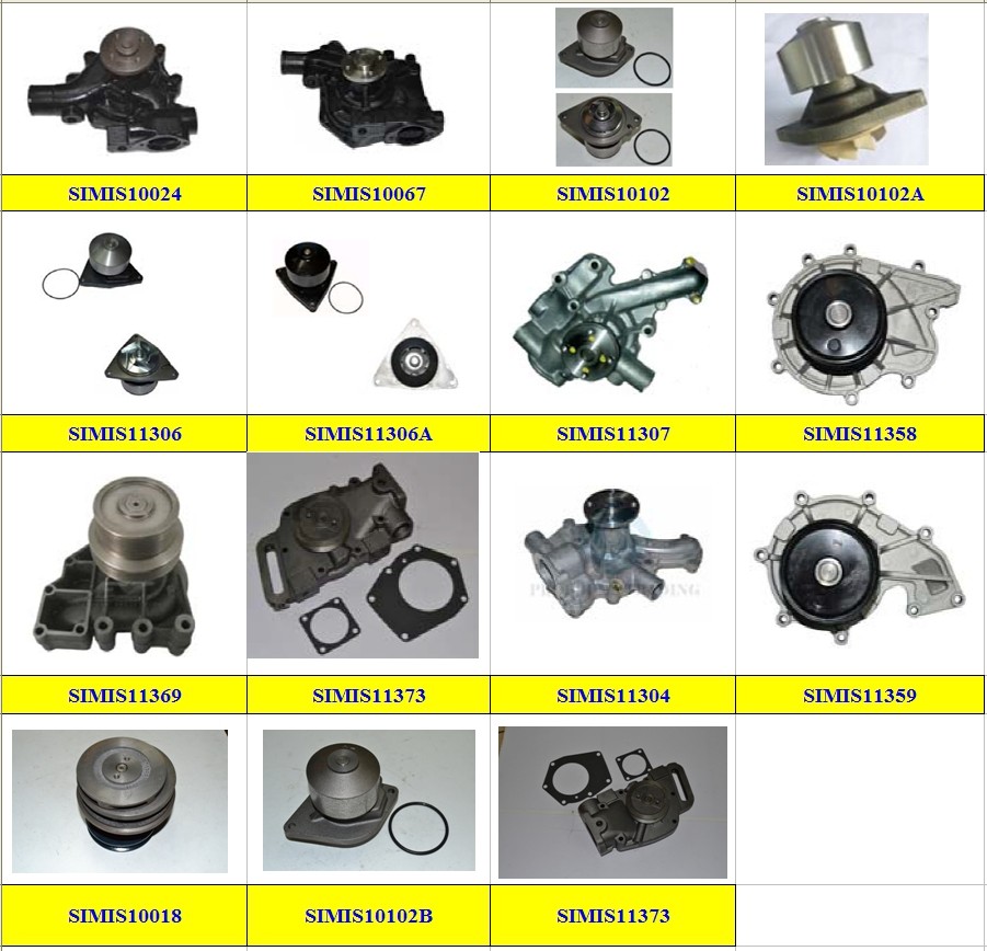 water pump 3801788 3055747 3801708 3022474 3801715 for NT855 engine