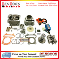 GY6 80cc 47mm Big Valve Cylinder Head Kit with Spark Plug Racing CDI and other accessories