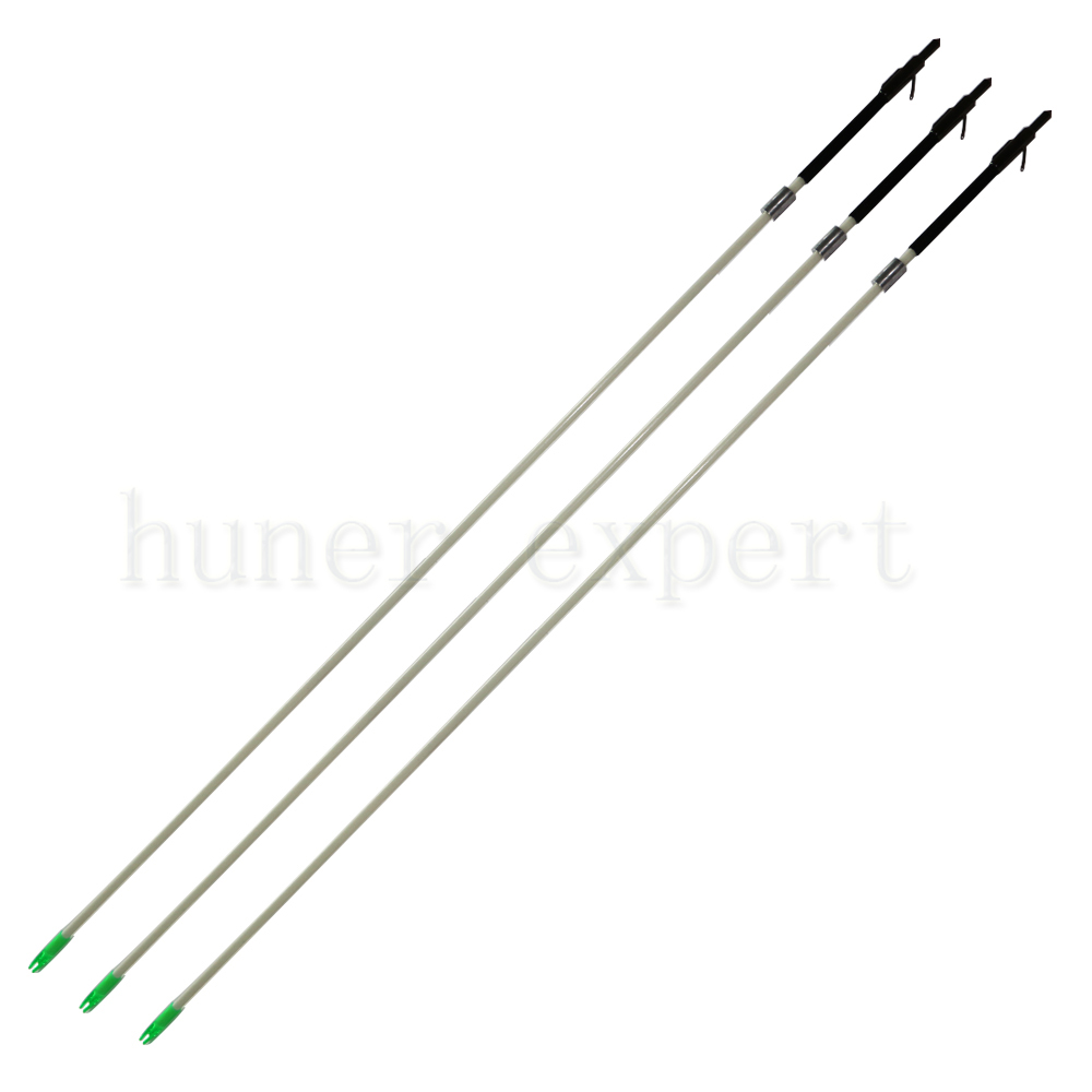 One archery targetting compound bow 51lbs RH and 3pcs bow fishing arrows mix carbon shafts bowfishing