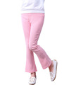 kids 2017 spring and summer new girls pure Boot Cut full Length 100 cotton Flare wide