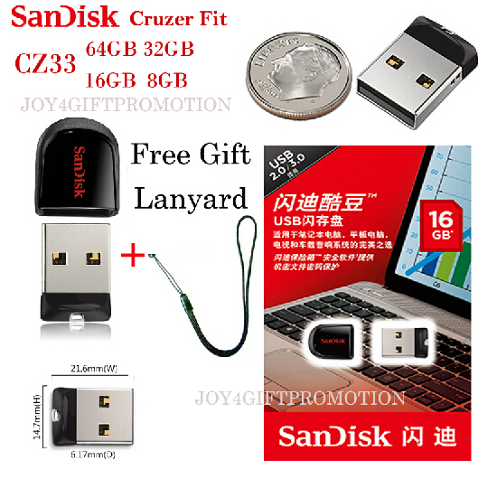  sandisk cruzer fit cz33 usb-- 64  16  32  4  8  mini  