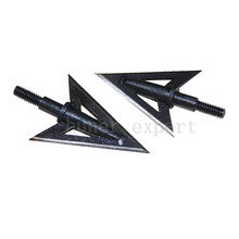 Hunting archery arrow head razor sharp broadhead screw fiberglass arrows on compound bow 3pcs