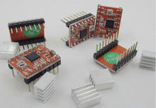 5pcs A4988 Reprap 3D printer tepper Driver pololu stepper motor driver module with aluminum heat sink for ramps 1.4