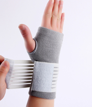 Professional elastic sports safety carpal tunnel tennis wrist bandage brace support free shipping #ST6614
