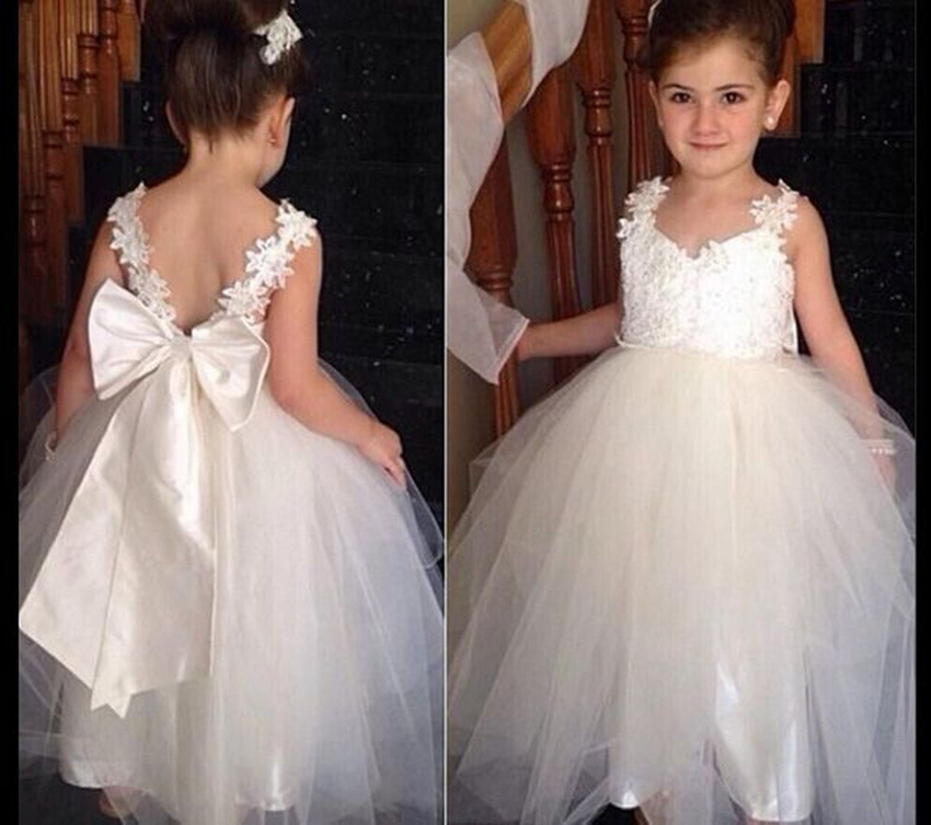 White bridesmaid dresses age 10