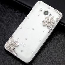 10pcs New Arrival Rhinestone Crystal Case Cover For xiaomi MIUI 2A 2S mi3mi4 hongmi red rice 2A note Hard Back phone cases