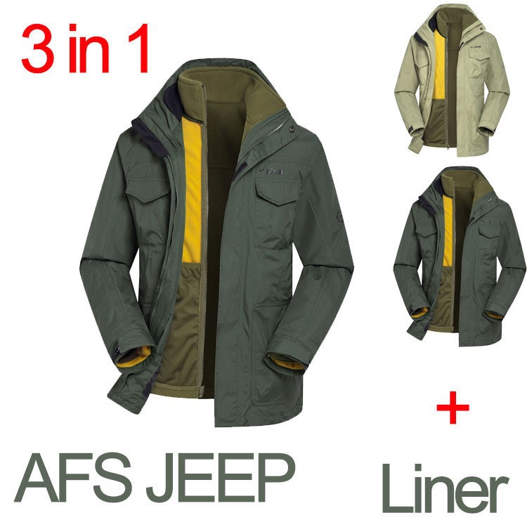 NEW Men\'s AFS JEEP Army Tactical Jacket Men Outdoor Soft Shell Jacket Winter Sport Breathable Waterproof Windproof Coats 1356