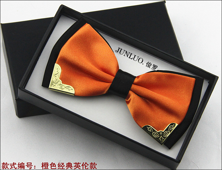 Hot Sale New Fashion Business Bow Ties for Men Groom Wedding Metal Bow Tie Wholesale Colorful