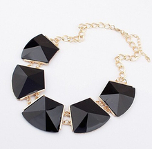 Star Jewelry wholesale for women maxi necklace 2015 new design fashion colorful gem statement necklace 7