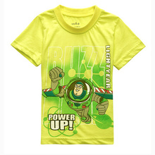 2016 Cute Anime Toy Story Buzz Lightyear Print T Shirt For Children Top Summer T-Shirt Kid Baby Children Roupas Infantis Menino