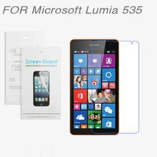 For Microsoft Lumia 535 New 2014 free shipping 3x CLEAR Screen Protector Film For Microsoft Lumia