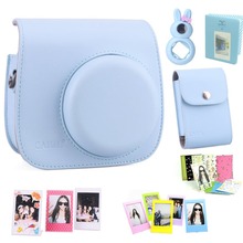 CAIUL 7 in 1 Fujifilm Instax Mini 8 Film Camera Accessories Bundle(Instax Mini 8 PU Case/ 3 L Model Frame/ Film Stickers……