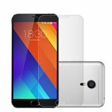 0.26mm Premium 9H Tempered Glass Film and TPU Clear Back Case Cover For MEIZU Note2 M1 M2 mini Note Mx5 Mx4 Mx3 Mx4 Pro Metal
