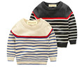YWG321128 Retail 2016 Autunm Fashon Baby Boy Sweater Striped Toddler Boy Pullover Full Sleeve Boys Clothes