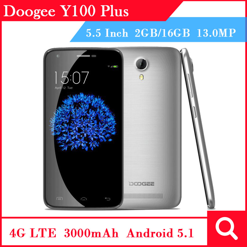 New Original DOOGEE VALENCIA2 Y100 Plus 4G Android 5 1 2GB 16GB 5 5 Inch MTK6735