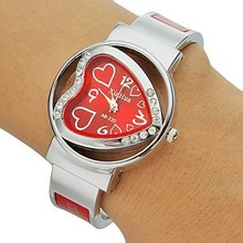Relojes mujer 2015 moda reloj de cuarzo en forma de corazón pulsera mujer casual deportiva watchesbracelets y brazaletes para mujer