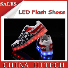 New Specials Hot Selling Emitting luminous casual shoes men women couple LED lights USB charging Shoes Sneakers