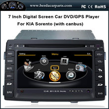 Car DVD Audio Player For KIA SORENTO 2010-2011 With Canbus GPS Navigation RDS Radio Bluetooth Ipod Free Map (TV option)