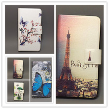 New Ultra thin Flower Flag vintage Flip Cover For HTC Desire 510 Cellphone Case ,Free shipping