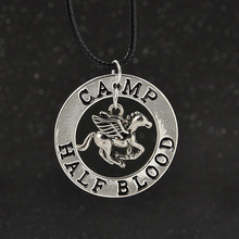 Movie Percy Jackson CAMP HALF Blood Flying HorsePendant Necklaces Jewelry Gifts Rope NecklaceSplicing Necklace Accessories