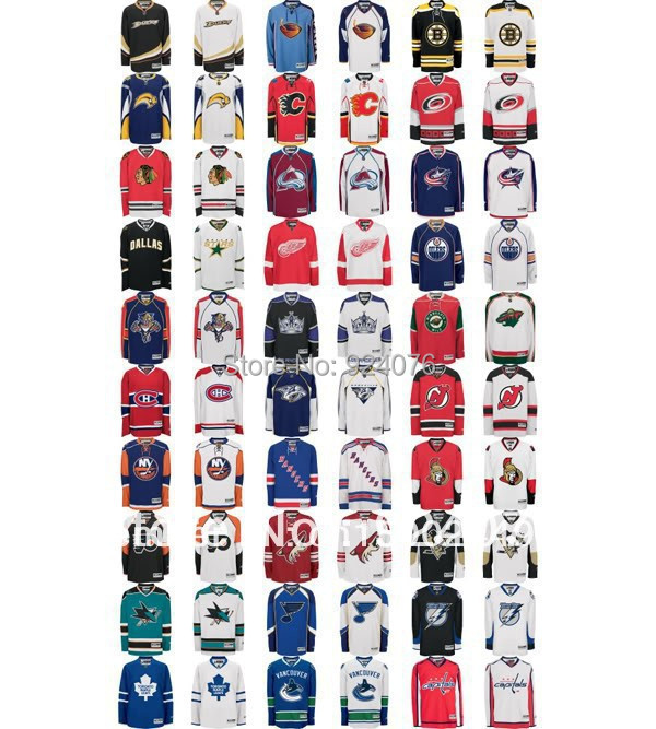 Custom Team Hockey Jerseys - Customized  Any Color, Any Name And Number Swen On (XXS-6XL), Can Mix Order