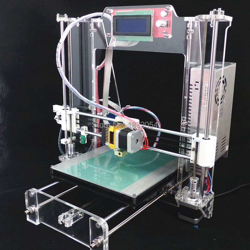 He3d XI3 Factory direct sale Reprap Prusa i3 DIY 3d Printer kit 8GB SD card and