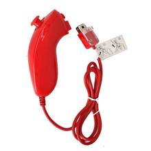 Free Shipping Nunchuk Game Controller for Nintendo Wii / Wii U Red