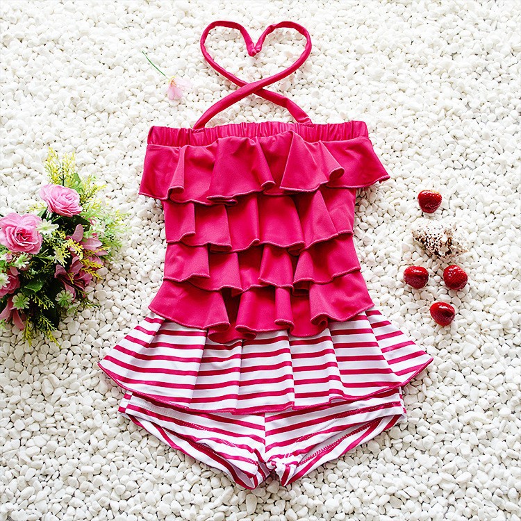 Children bikini swimwear for girls kids swimsuit baby bikin (63)