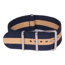 Otan 22 mm tela ancho de banda de la lona de Nylon del reloj Band correa hebilla del acero inoxidable deportes correas de reloj para mujer para hombre 22 mm