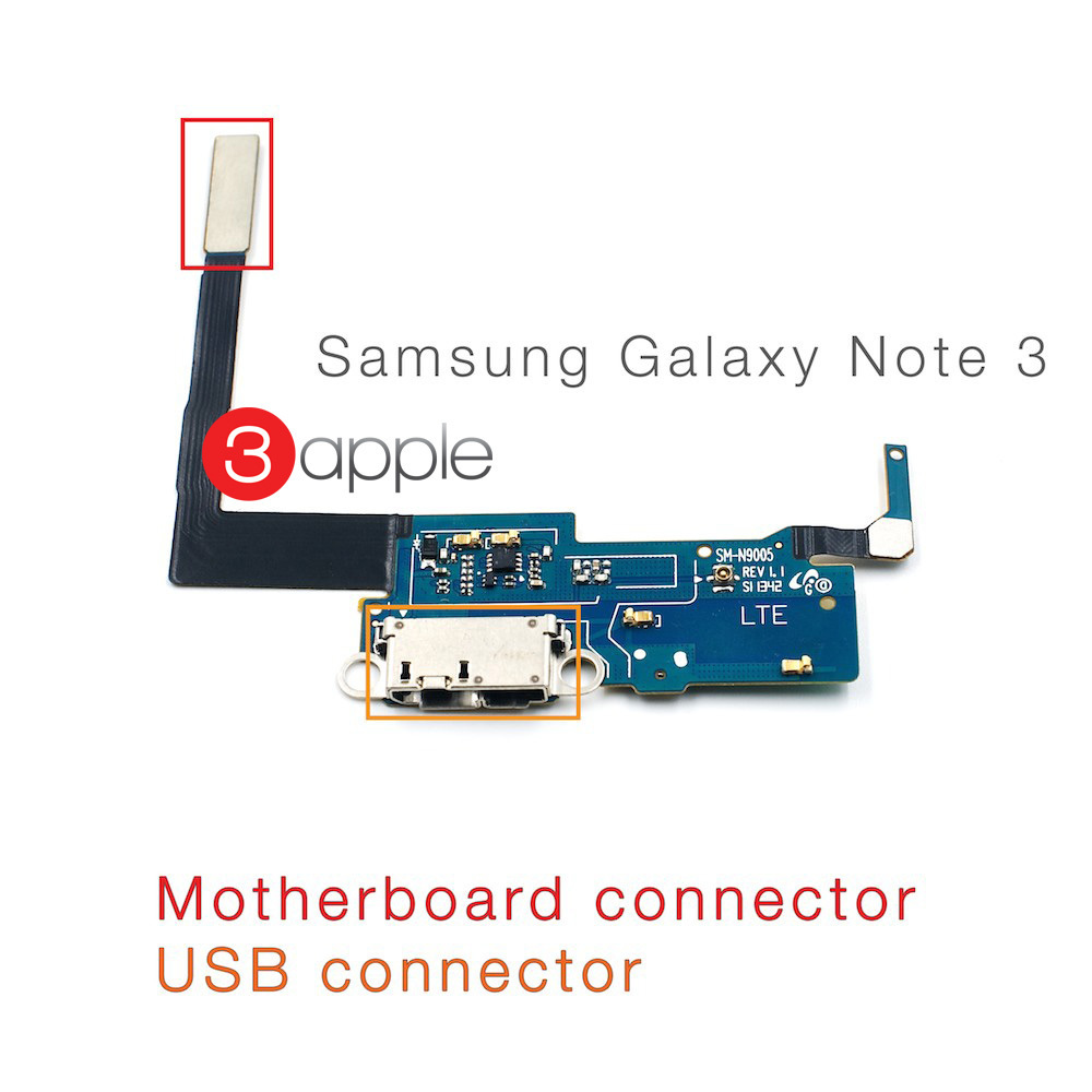 100% original cell phone repair parts Flex Cable For samsung galaxy note 3 USB charger dock connector motherboard flex cable Compatible with for samsung galaxy note 3 cell phone parts Style USB conne