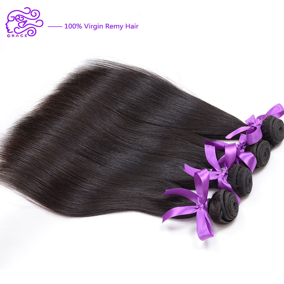 Virgin Unprocessed Aaaaaa Brazilan Hair Human Hair Straight Virgin