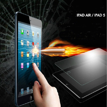 Hot ! Tempered Glass Screen Protector For ipad air / 2 ipad 5 6 with Retail box Explosion Proof Clear Toughened Protective Film