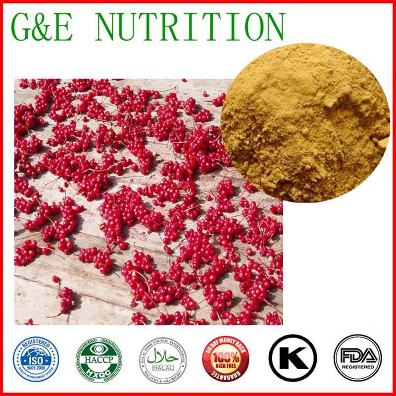 500g GMP Supplier Schisandra chinensis/ Chinese Magnoliavine Fruit/ Schisandra Extract with free shipping