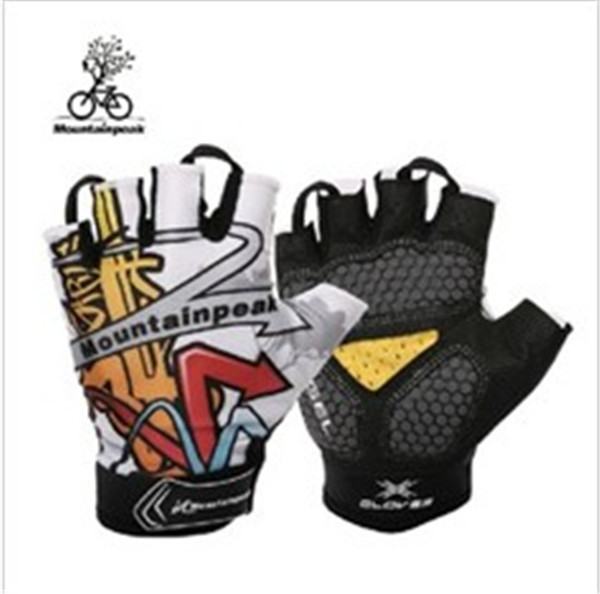 Free Shipping 2013 New Chicken Tracks Cycling Bicycle Bike Sports Half Finger Glove M-XL / Lycra