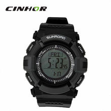 Sunroad FR821A Digital multifunción reloj deportivo – negro + blanco ( 1 x CR2032 )