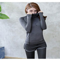New Women Sport Jackets Running Hoodie sweater Coat Quick dry Long sleeved Sweatshirt Fitness Outerwear Breathable