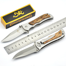 Browning 339 pocket hunting Knife outdoor survival folding knife Hardened 57HRC 440C
