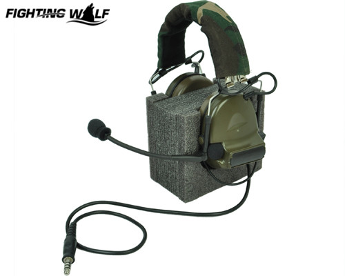 Z-Tactical ComTac II Headset Durable Paintball Airsoft Army Military Noise Reduction 2-Way Radios Headset without PTT Z041