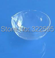90mm quartz glass ROUND BOTTOM  evaporating dish one pc free shipping