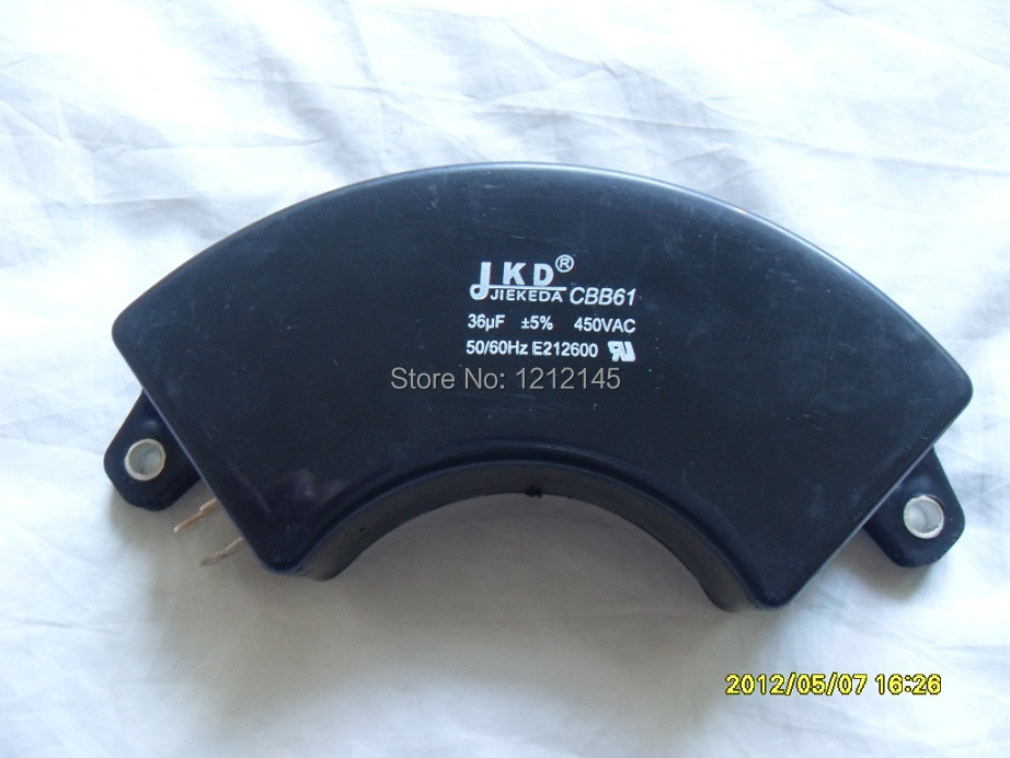 CBB61 JKD 36uF 400VAC 450VAC 50 60 Hz Generator Capacitor 3 5KW Brushless Generator Capacitor