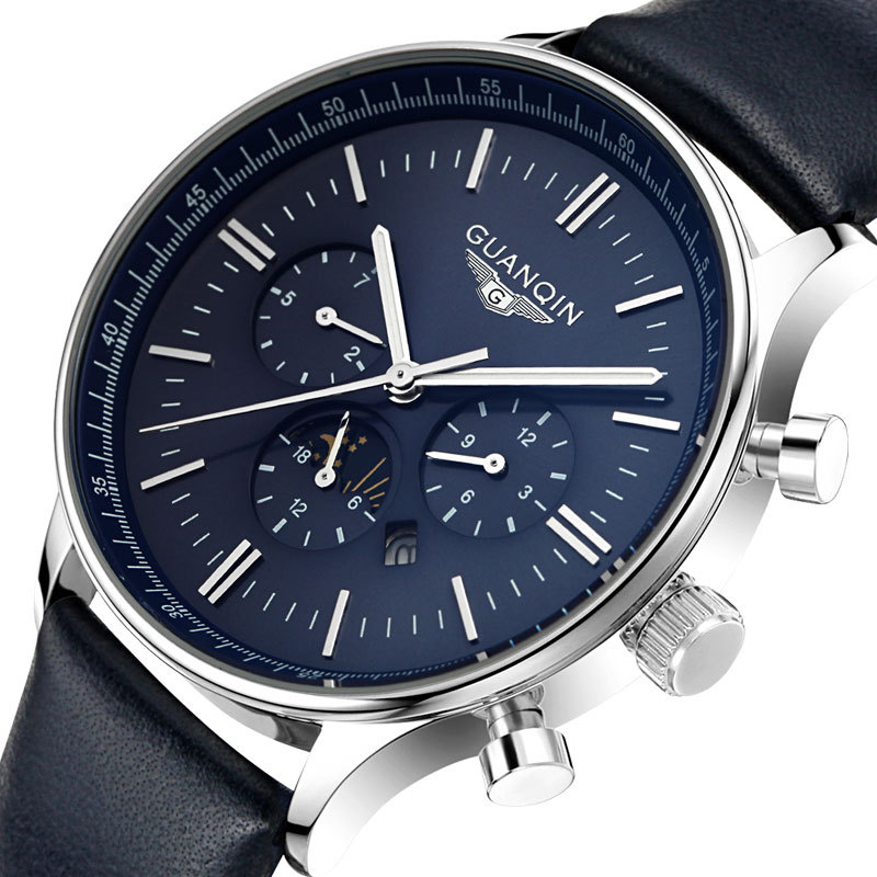 2015 Watches Men Luxury Top Brand GUANQIN Fashion Men s Quartz Watch Sport Casual Wristwatch Relogio