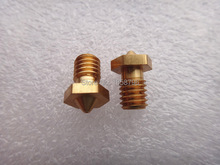 Wholesale 100pcs lot M6 threaded Nozzle for 3D Printer Accessories Full Metal 1 75mm E3D DIY