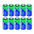 10Pcs PKCELCR123A Battery CR17345 1500mAh 3V Lithium Photo Battery Batteries Bateria Baterias