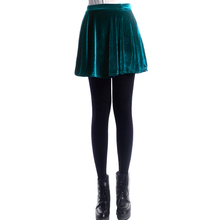 new 2016 summer skirts women A-Line solid Above Knee miniskirts acrylic European and American style super natural elastic kilts