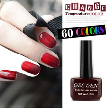 Gel Len Temperature Change Color Gel nail polish 60 colors Long Lasting Nail UV LED Gel